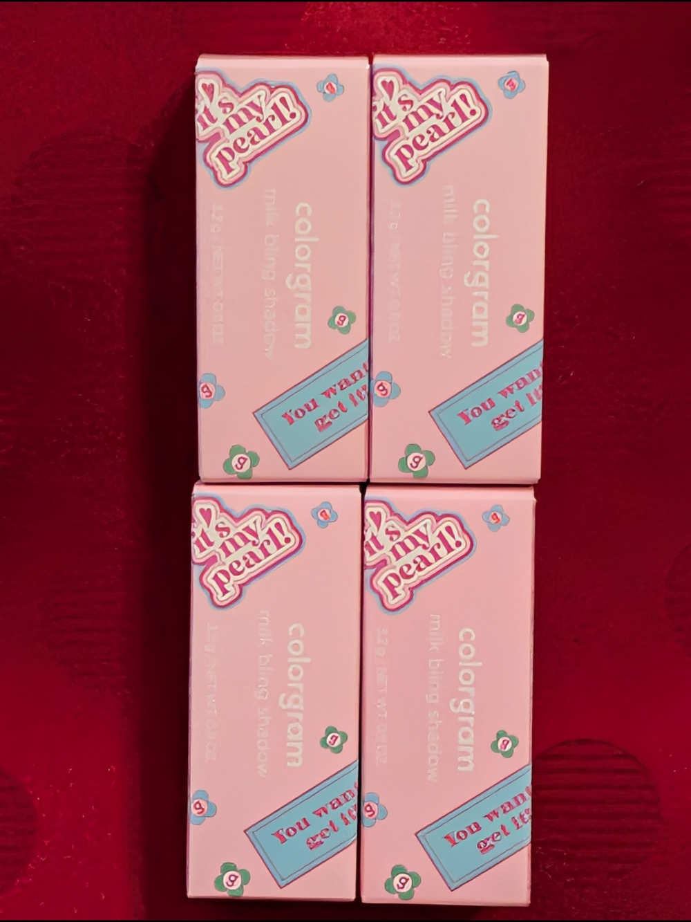 4 Colorgram Milk Bling Shadow - Spring Pink Ending Bundle Of 4 🆕